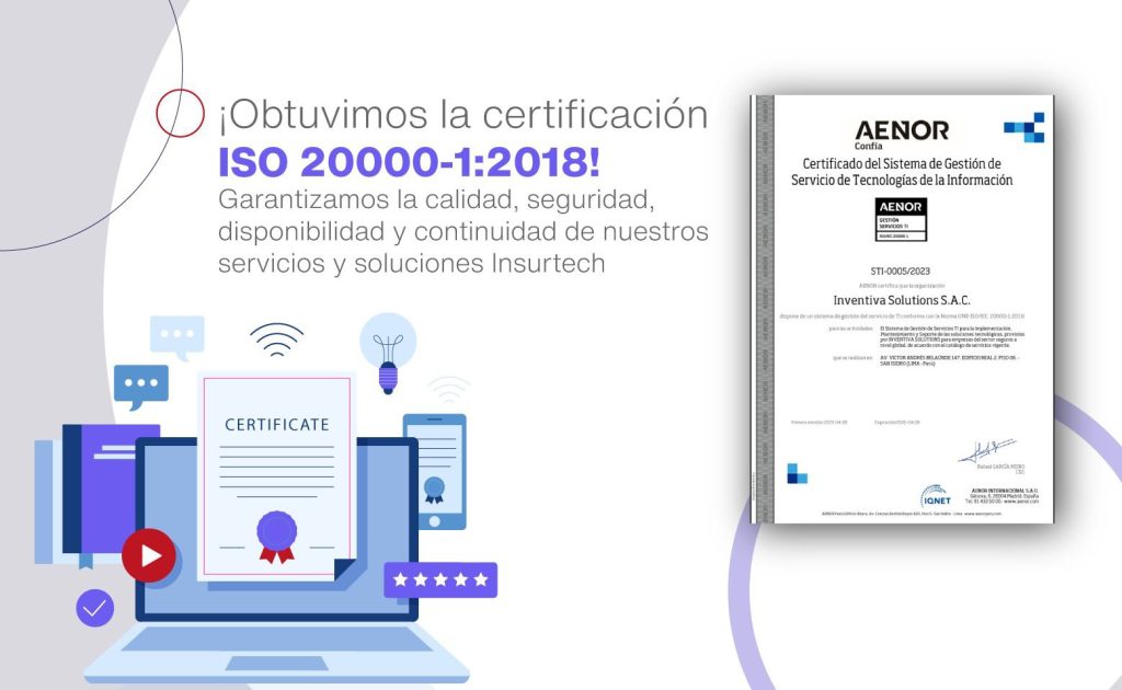 Certificación ISO 20000-1:2018